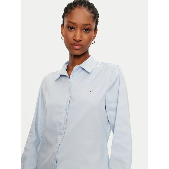 Γυναικείο Πουκάμισο Γαλάζιο Tommy Hilfiger WW0WW44084-C1O
