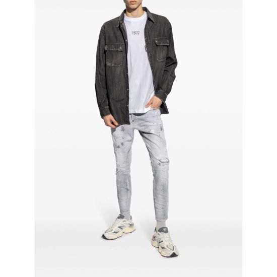 Ανδρικό Skater Τζιν Γκρι Dsquared2 S74LB1598S30260-852