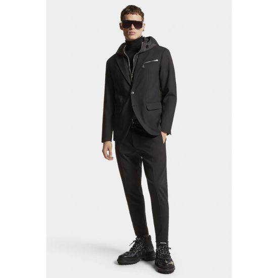 Ανδρικό Παντελόνι Μαύρο Dsquared2 S74KB0972S40320-900
