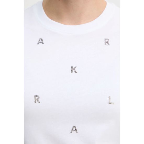 Γυναικείο T-shirt Λευκό Karl Lagerfeld A1W17078-100 WHITE