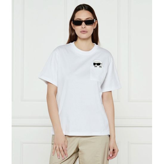 Γυναικείο Peak-A-Boo T-shirt Λευκό Karl Lagerfeld A1W17100-100 WHITE