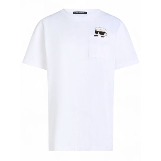 Γυναικείο Peak-A-Boo T-shirt Λευκό Karl Lagerfeld A1W17100-100 WHITE