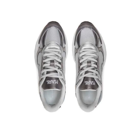 Γυναικεία Δερμάτινα Maison Sneakers Ασημί Karl Lagerfeld KL65638M-4SL SILVER
