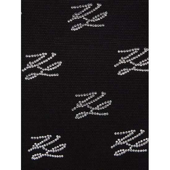 Γυναικεία K/Autograph Square Tote Τσάντα Μαύρη Karl Lagerfeld A1W50026-1RC BLACK EMBELLISHM