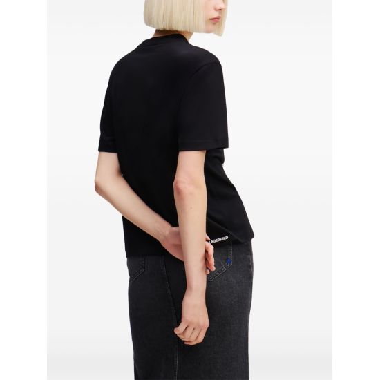 Γυναικείο T-shirt Μαύρο Karl Lagerfeld Jeans A1W17032-999 BLACK