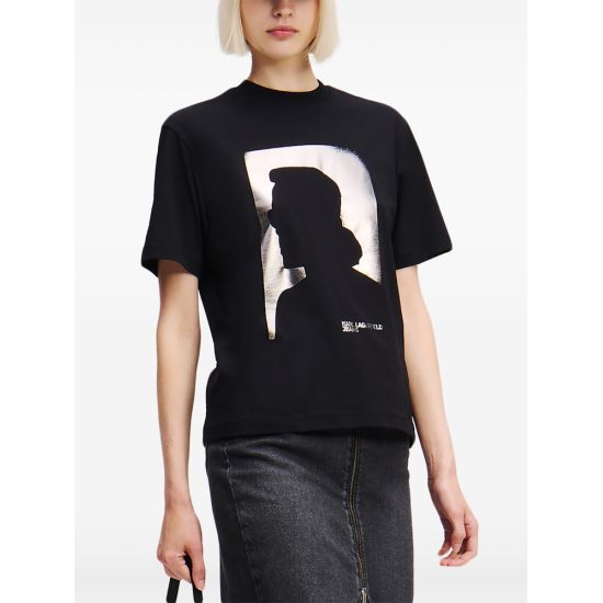 Γυναικείο T-shirt Μαύρο Karl Lagerfeld Jeans A1W17032-999 BLACK