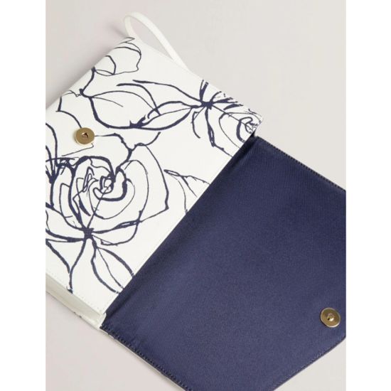 Γυναικείος Almikon Linear Rose Φάκελος Εκρού Ted Baker 278414-CREAM