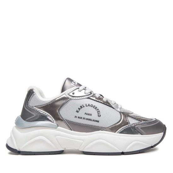 Γυναικεία Δερμάτινα Maison Sneakers Ασημί Karl Lagerfeld KL65638M-4SL SILVER