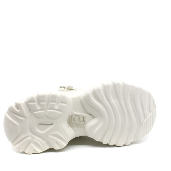 Γυναικεία Bliss Glam Sneakers Λευκά Buffalo BUF1636293-WHITE SILVER