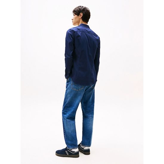 Ανδρικό Πουκάμισο Navy Μπλε Tommy Jeans DM0DM04405-002