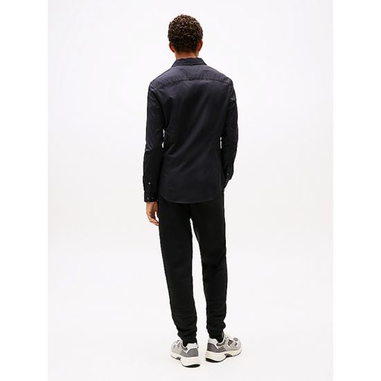Ανδρικό Πουκάμισο Μαύρο Tommy Jeans DM0DM04405-078