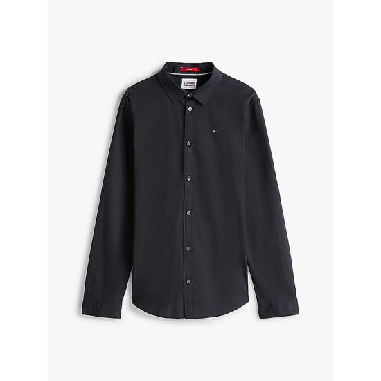 Ανδρικό Πουκάμισο Μαύρο Tommy Jeans DM0DM04405-078