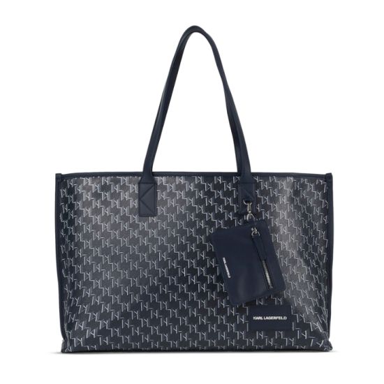 Γυναικεία K/Voyage Tote Τσάντα Navy Μπλε Karl Lagerfeld A1W30183-1RE NAVY BLUE KL MO