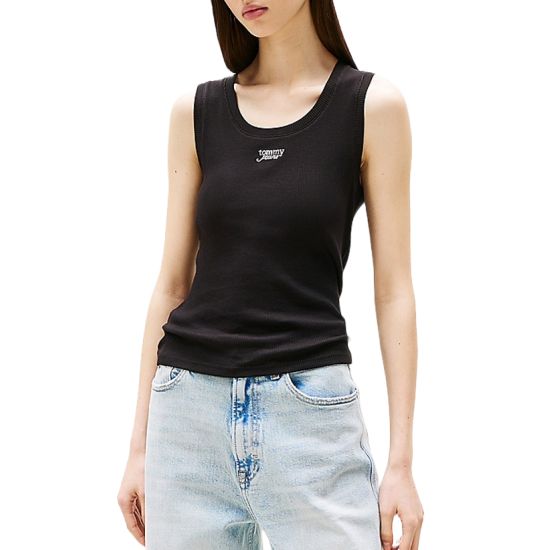 Γυναικείο Slim Tank Top Μαύρο Tommy Jeans DW0DW21369-BDS