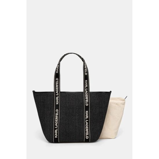 Γυναικεία K/Essential Τσάντα Μαύρη Karl Lagerfeld A1W46074-999 BLACK