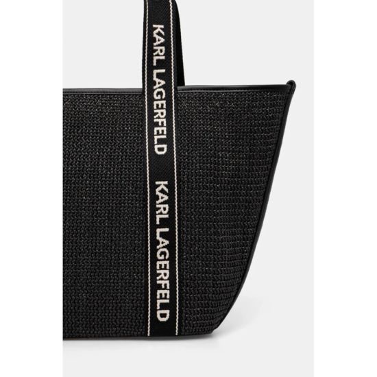 Γυναικεία K/Essential Τσάντα Μαύρη Karl Lagerfeld A1W46074-999 BLACK