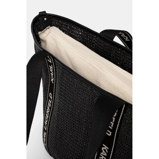 Γυναικεία K/Essential Τσάντα Μαύρη Karl Lagerfeld A1W46074-999 BLACK