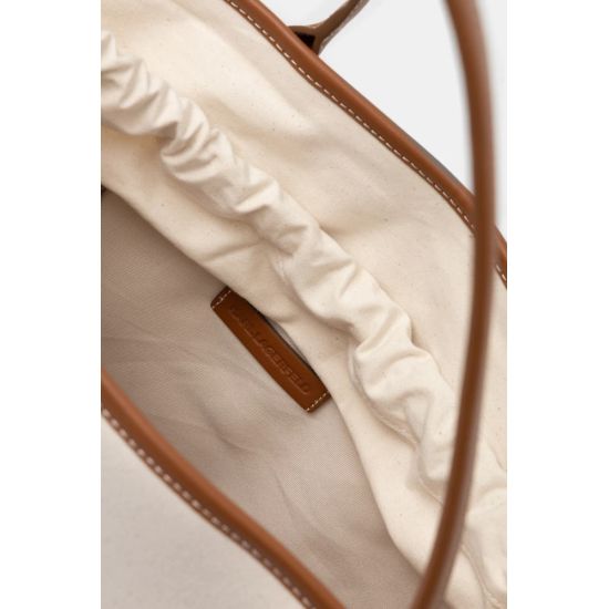 Γυναικεία Τσάντα Εκρού Karl Lagerfeld A1W46075-1UA NATURAL CANVAS T