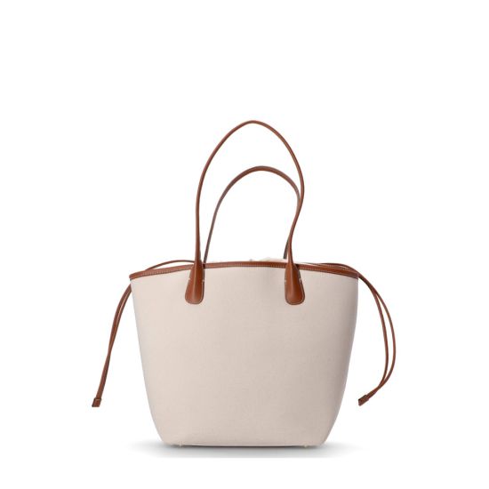 Γυναικεία Τσάντα Εκρού Karl Lagerfeld A1W46075-1UA NATURAL CANVAS T