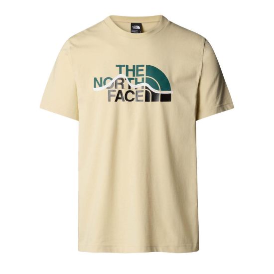 Ανδρικό S/S Mountain Line T-shirt Μπεζ The North Face NF0A87NT-3X41