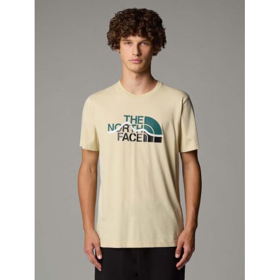 Ανδρικό S/S Mountain Line T-shirt Μπεζ The North Face NF0A87NT-3X41