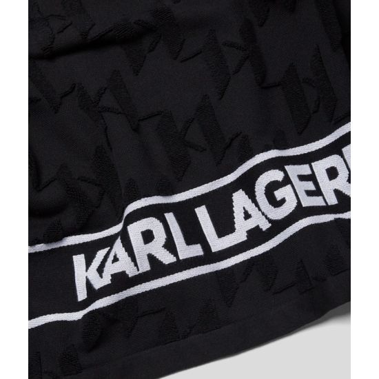 Unisex K/Essential Logo Πετσέτα Μαύρη Karl Lagerfeld A1W43001-999 BLACK