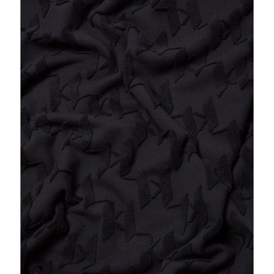 Unisex K/Essential Logo Πετσέτα Μαύρη Karl Lagerfeld A1W43001-999 BLACK