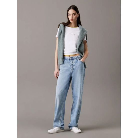 Γυναικείο Slim T-shirt Λευκό Calvin Klein J20J225252-YAA