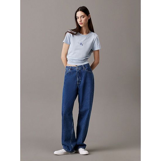 Γυναικείο Slim T-shirt Γαλάζιο Calvin Klein J20J225252-CUI
