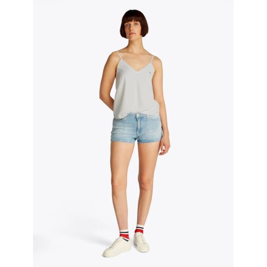Γυναικείο Αμάνικο Top Εκρού Tommy Jeans DW0DW20604-TCR