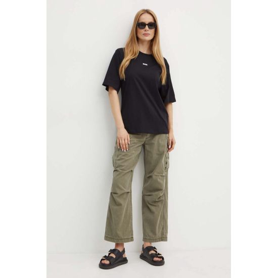 Γυναικείο C_Enis Small Logo T-Shirt Μαύρο Boss 50523256-001