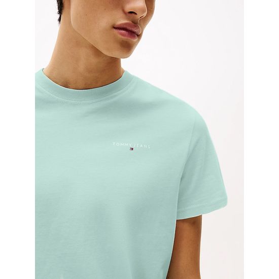 Ανδρικό T-shirt Μέντα Tommy Jeans DM0DM21188-L6V