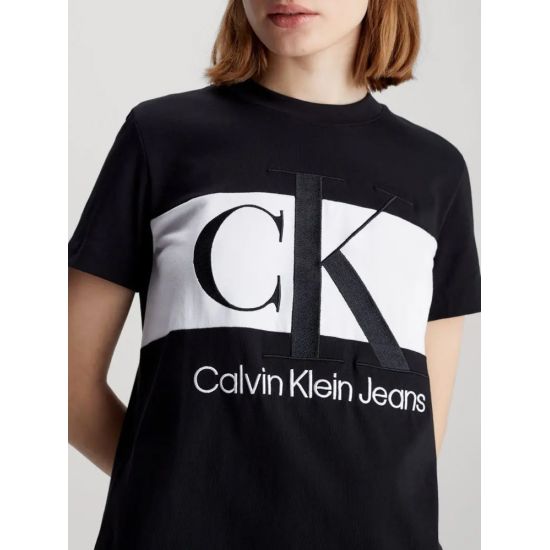 Γυναικείο Κοντομάνικο Φόρεμα Μαύρο Calvin Klein J20J218862-BEH