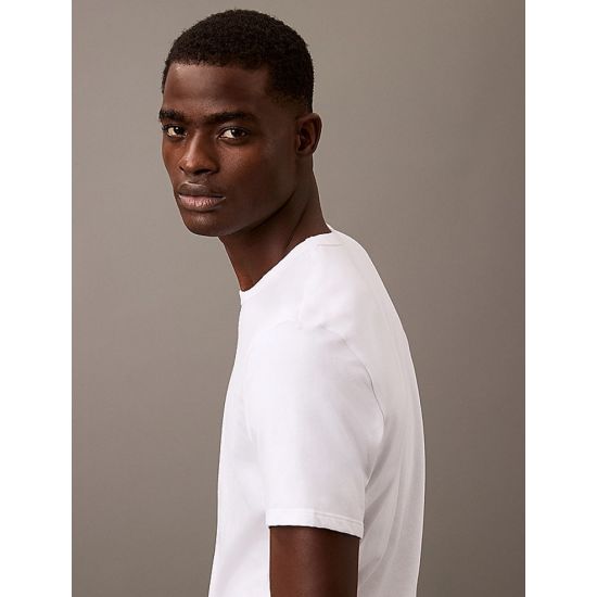 Ανδρικό Σετ T-shirt 3 Τεμαχίων Λευκό Calvin Klein LV00NB4185-100