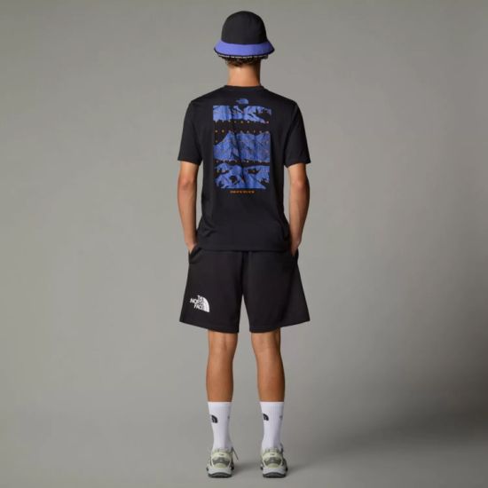Ανδρικό Foundation Mountain Faces T-shirt Μαύρο The North Face NF0A8BQW-JK31