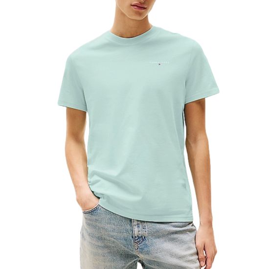 Ανδρικό T-shirt Μέντα Tommy Jeans DM0DM21188-L6V