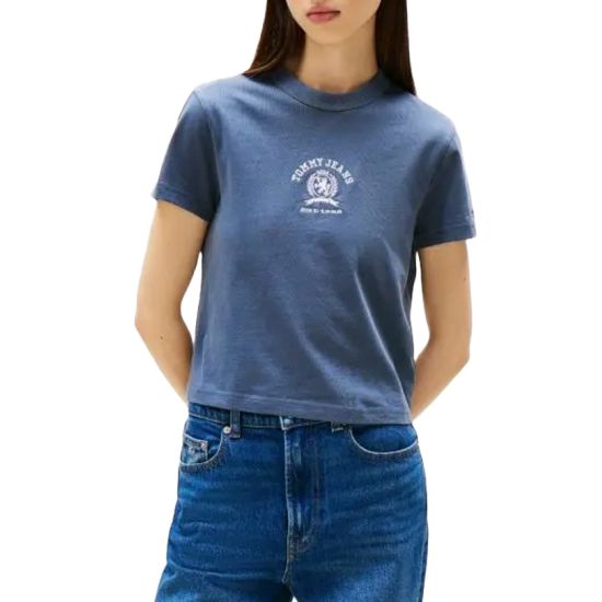 Γυναικείο Varsity Crest T-shirt Navy Μπλε Tommy Jeans DW0DW20317-C1G
