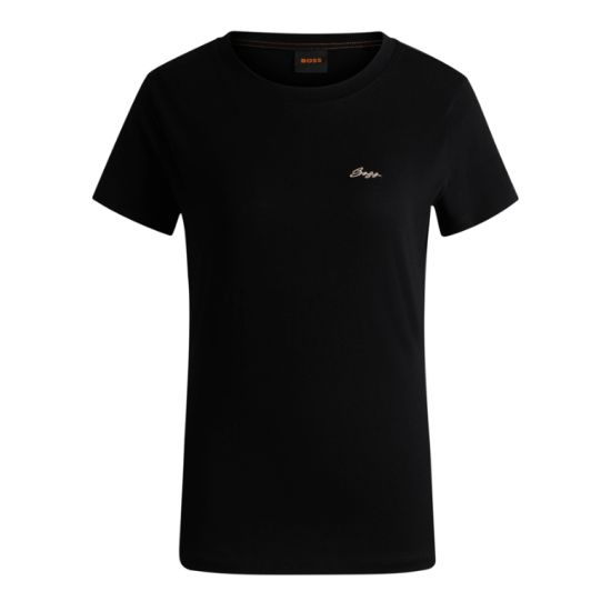 Γυναικείο C_Esogo 2 T-Shirt Μαύρο Boss 50536628-002