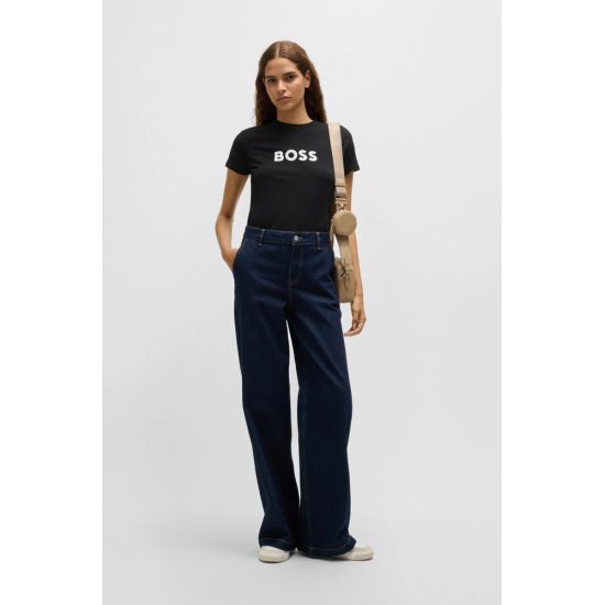 Γυναικείο C_Elogo 5 T-Shirt Μαύρο Boss 50501139-001