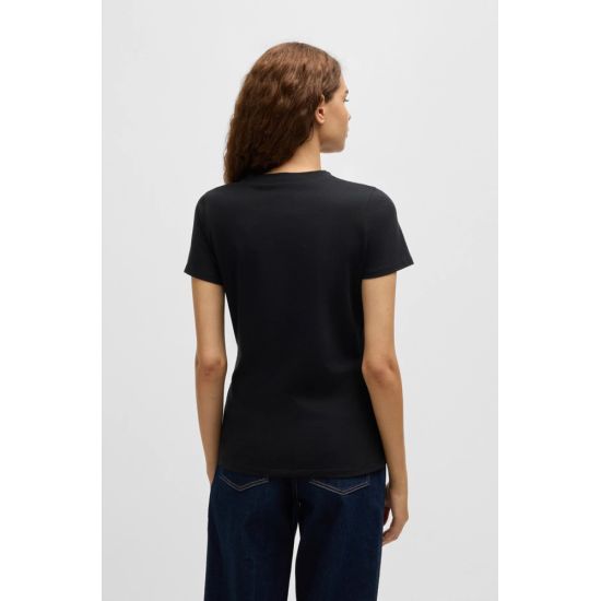 Γυναικείο C_Elogo 5 T-Shirt Μαύρο Boss 50501139-001
