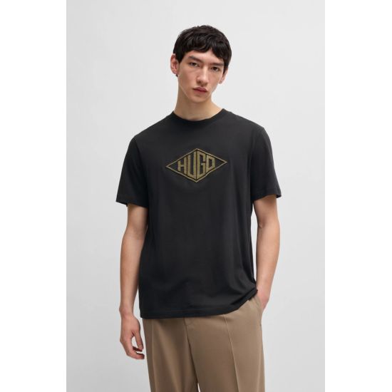 Ανδρικό Dalendi T-Shirt Μαύρο Hugo 50534934-001