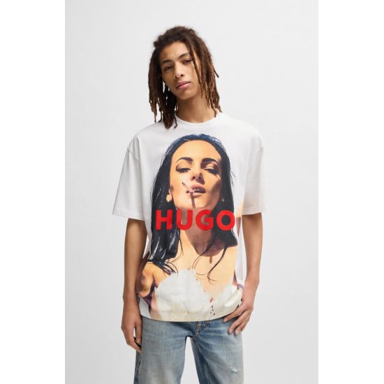 Ανδρικό Duwedie T-Shirt Λευκό Hugo 50535314-100