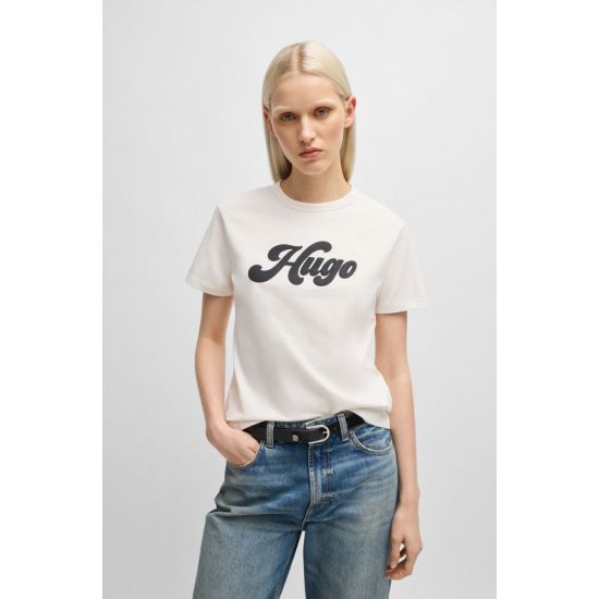 Γυναικείο Damacia 4 T-Shirt Λευκό Hugo 50539101-110