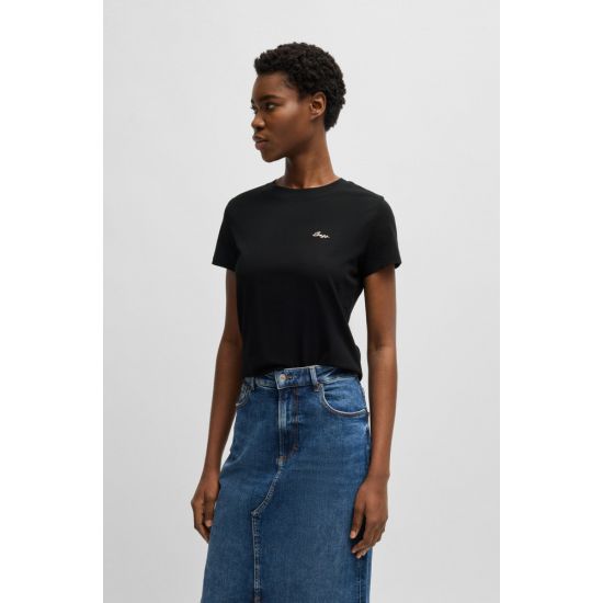 Γυναικείο C_Esogo 2 T-Shirt Μαύρο Boss 50536628-002