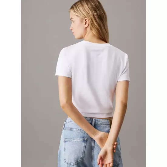 Γυναικείο Institutional Baby T-shirt Λευκό Calvin Klein J20J225524-YAA