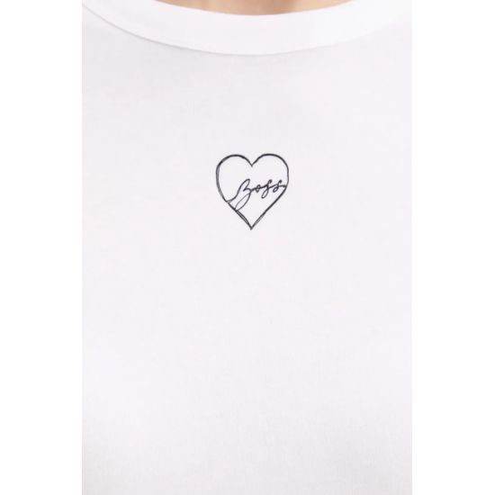 Γυναικείο C_Elogo 21 T-Shirt Λευκό Boss 50540260-101