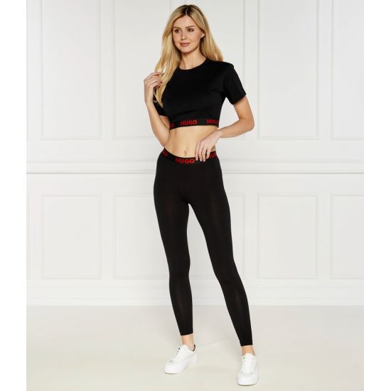 Γυναικείο Sporty Logo Κολάν Μαύρο Hugo 50495304-001