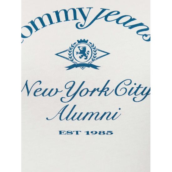 Γυναικείο Crest NYC T-shirt Εκρού Tommy Jeans DW0DW20323-YBH