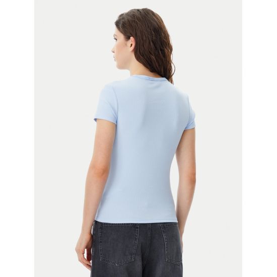 Γυναικείο Slim T-shirt Γαλάζιο Tommy Jeans DW0DW17383-C12