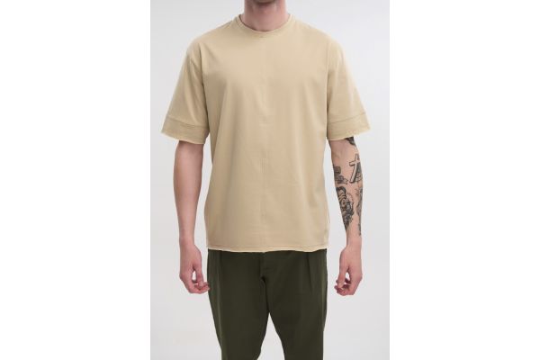 Ανδρικό T-shirt Μπεζ Royal Denim IMPERIA-BEIGE